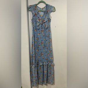 Disney Alice Through The Looking Glass Maxi light blue dress